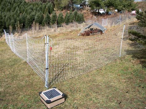 portable electric chicken fencing